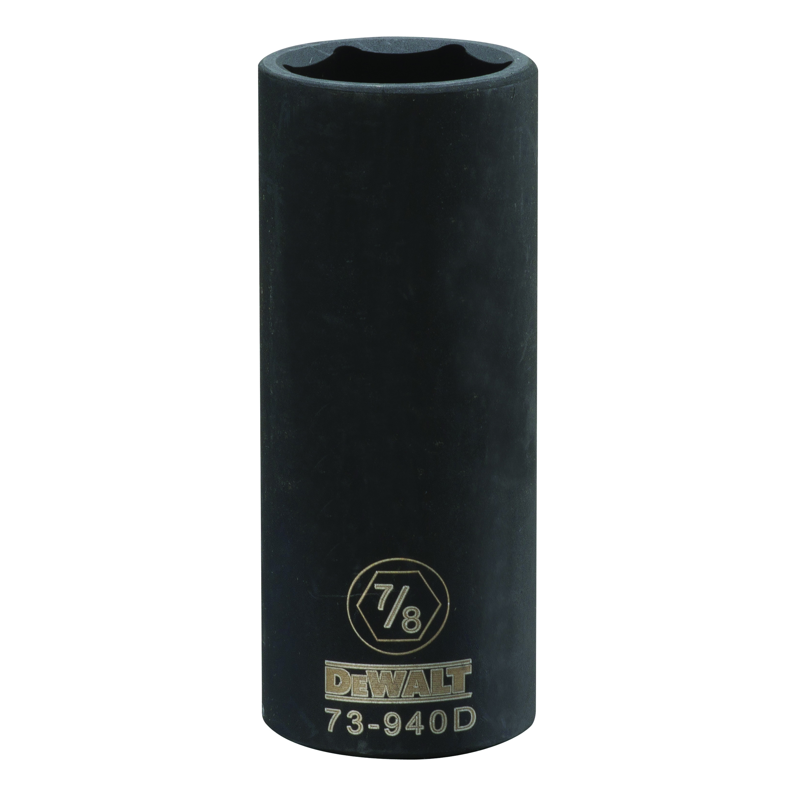 DeWALT® DWMT73940OSP Deep Length Socket, 1/2 in, 7/8 in