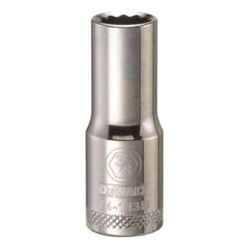 DeWALT® DWMT74143OSP Deep Length Socket, 3/8 in, 3/8 in, 12 Points