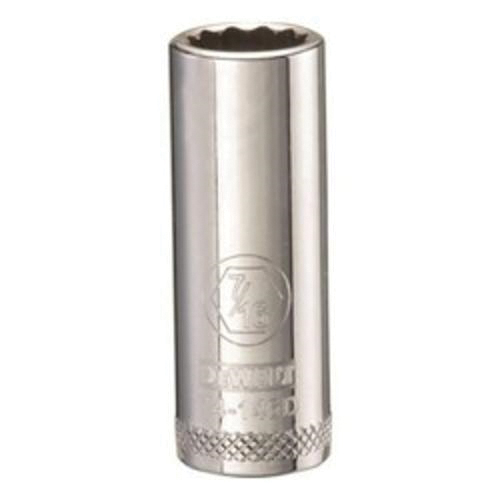 DeWALT® DWMT74146OSP Deep Length Socket, 3/8 in, 7/16 in, 12 Points