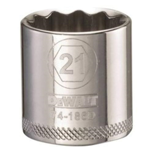 DeWALT® DWMT74186OSP Socket, 3/8 in, 21 mm, 12 Points