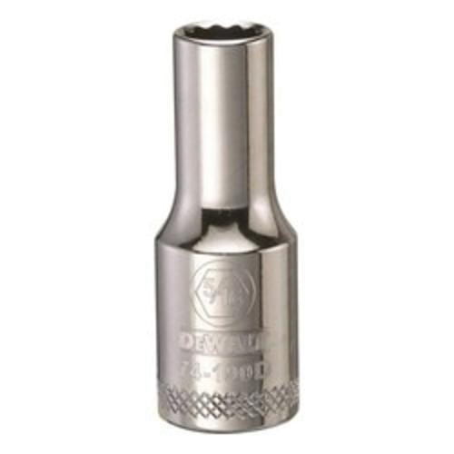 DeWALT® DWMT74190OSP Deep Length Socket, 3/8 in, 5/16 in, 12 Points
