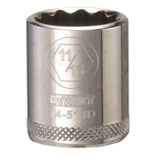 DeWALT® DWMT74514OSP Socket, 3/8 in, 11/16 in, 12 Points