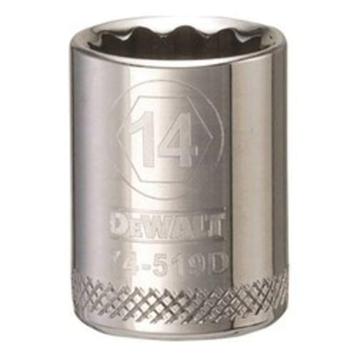 DeWALT® DWMT74519OSP Socket, 3/8 in, 14 mm, 12 Points