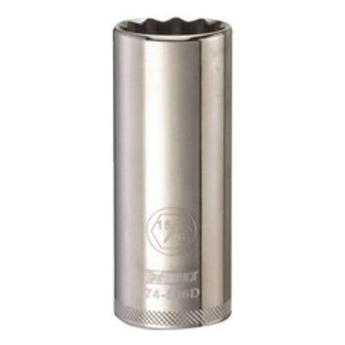 DeWALT® DWMT74546OSP Deep Length Socket, 1/2 in, 15/16 in, 12 Points
