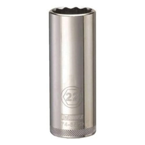 DeWALT® DWMT74552OSP Deep Length Socket, 1/2 in, 22 mm, 12 Points