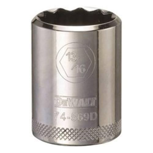 DeWALT® DWMT74569OSP Socket, 1/2 in Hex Drive, 13/16 in, 12 Points