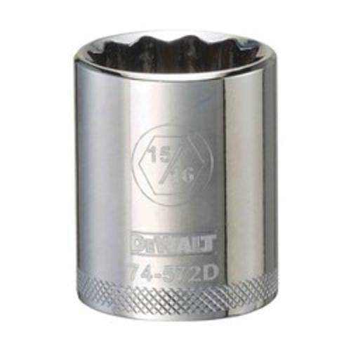 DeWALT® DWMT74572OSP Socket, 1/2 in Hex Drive, 15/16 in, 12 Points