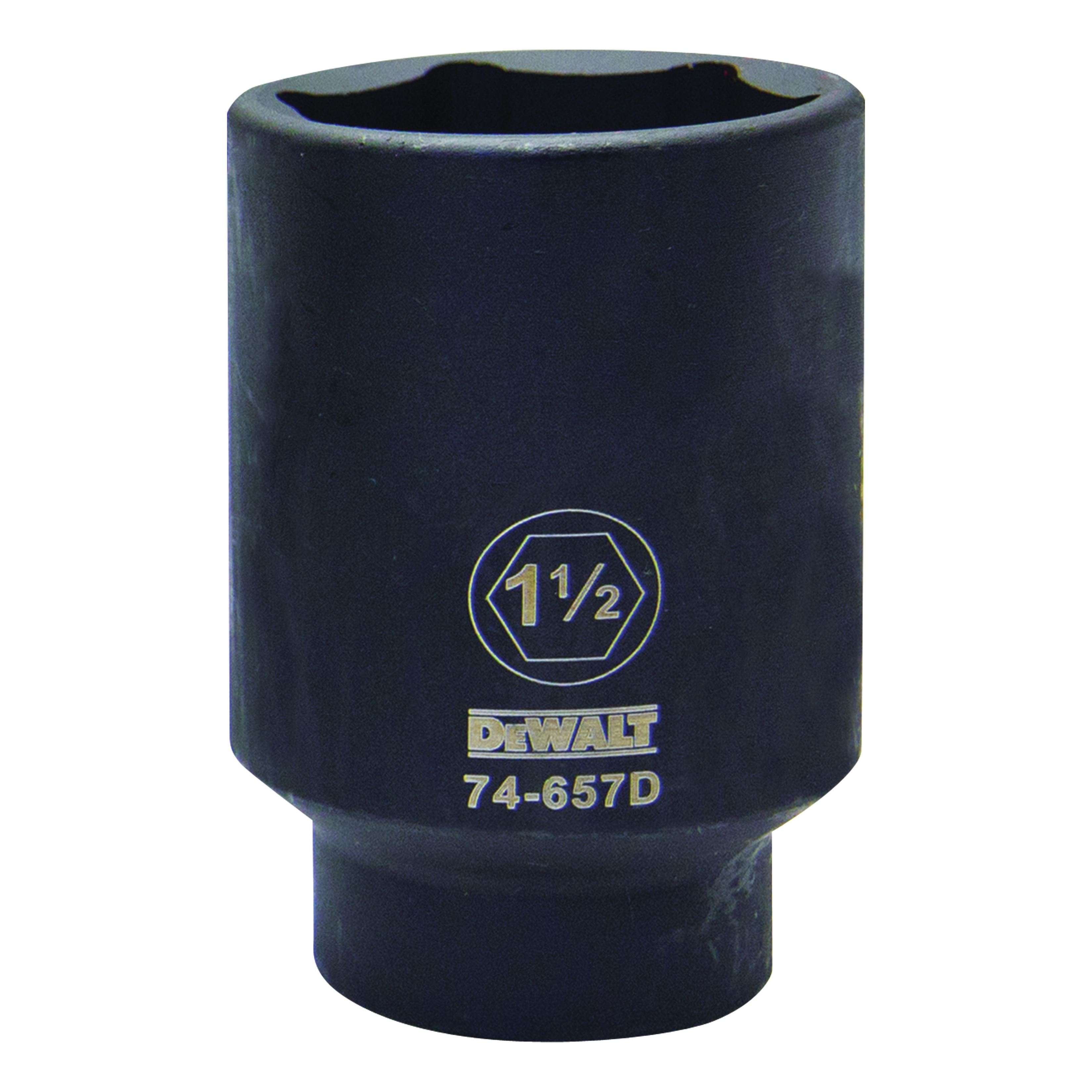 DeWALT® DWMT74657OSP Deep Length Socket, 1/2 in, 1-1/2 in