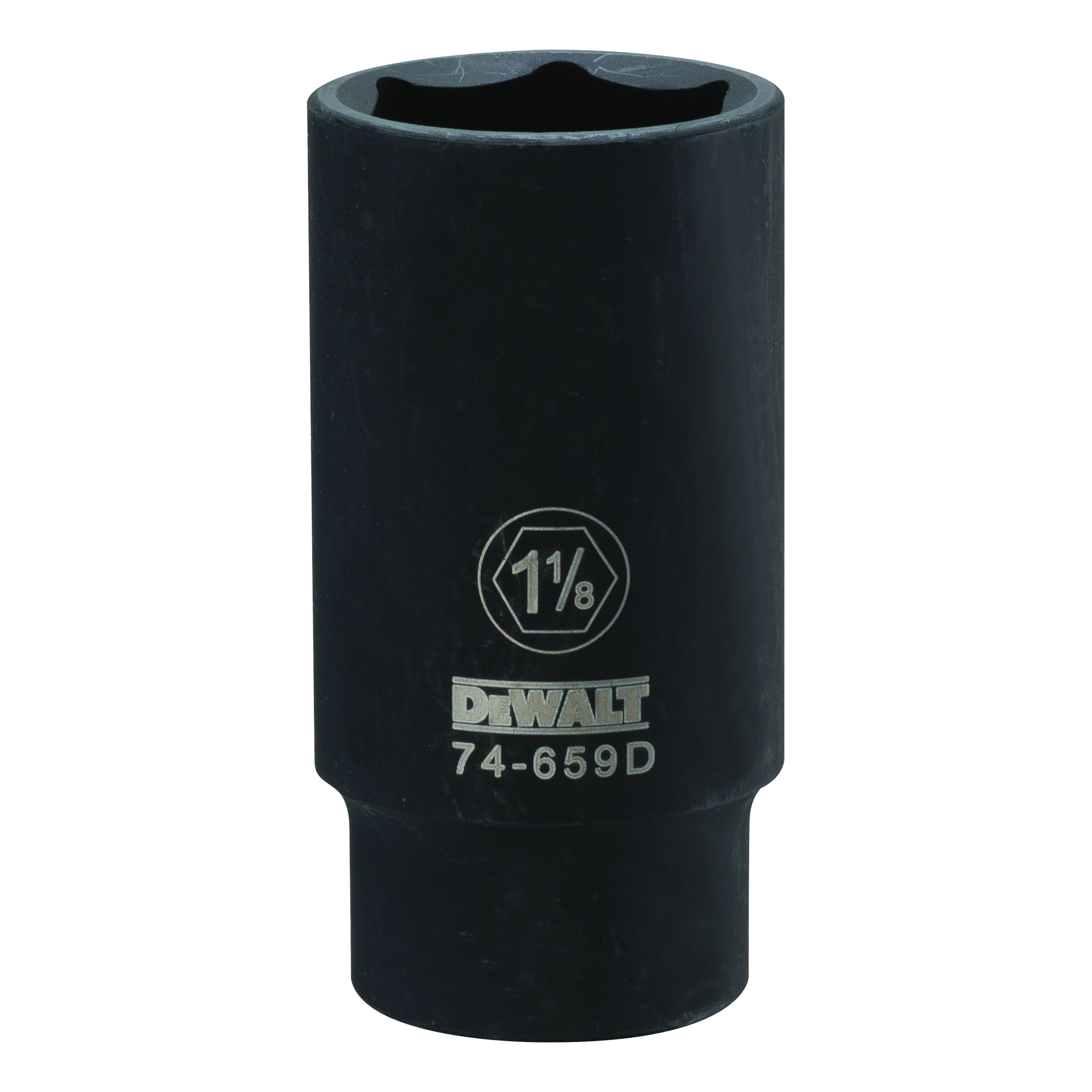 DeWALT® DWMT74659OSP Deep Length Socket, 1/2 in, 1-1/8 in
