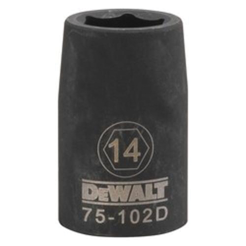 DeWALT® DWMT75102OSP Socket, 1/2 in, 14 mm, 6 Points