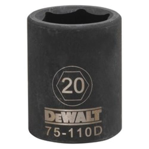 DeWALT® DWMT75110OSP Socket, 1/2 in, 20 mm, 6 Points