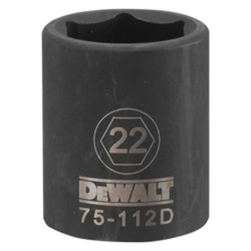 DeWALT® DWMT75112OSP Socket, 1/2 in, 22 mm, 6 Points