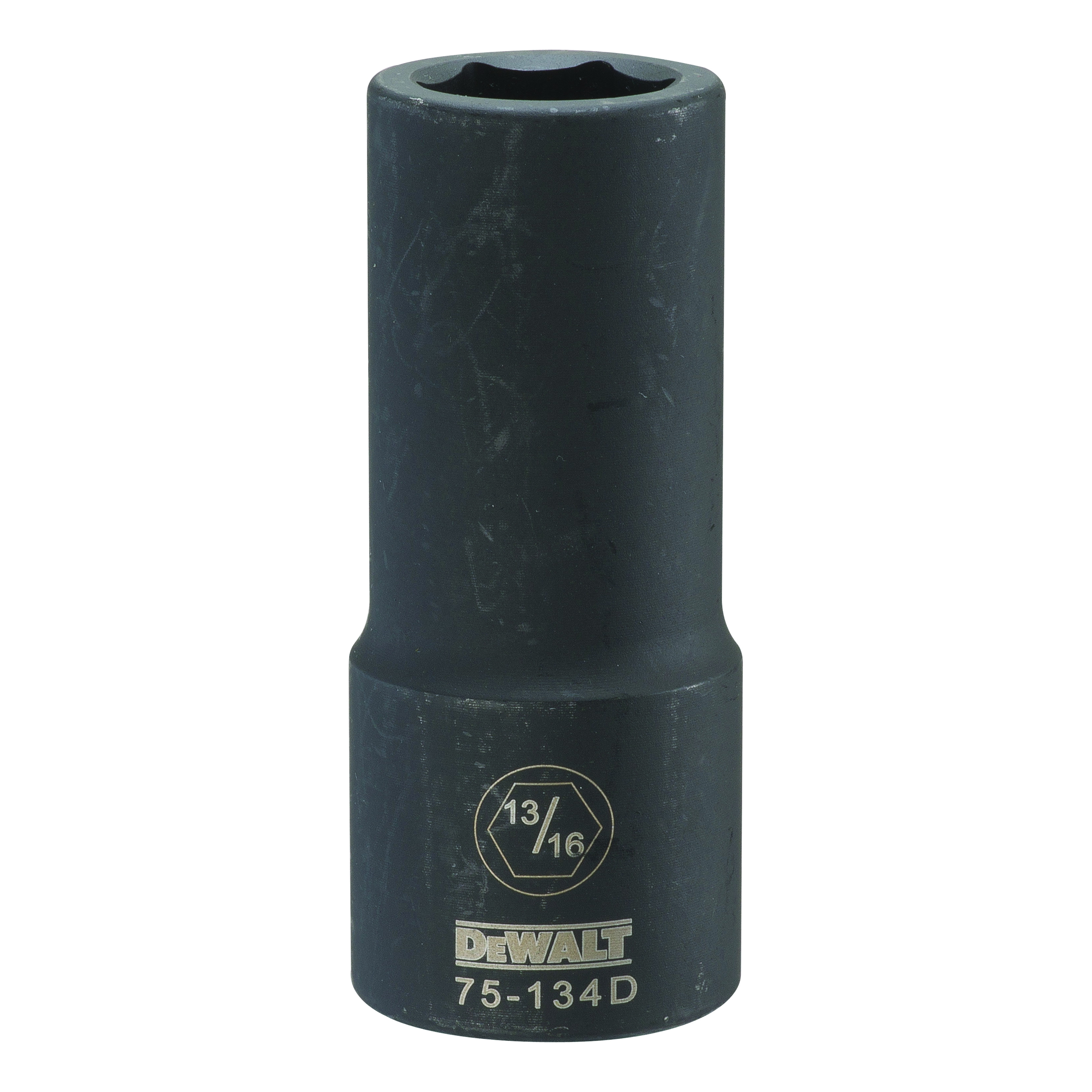 DeWALT® DWMT75134OSP Deep Length Socket, 3/4 in, 13/16 in