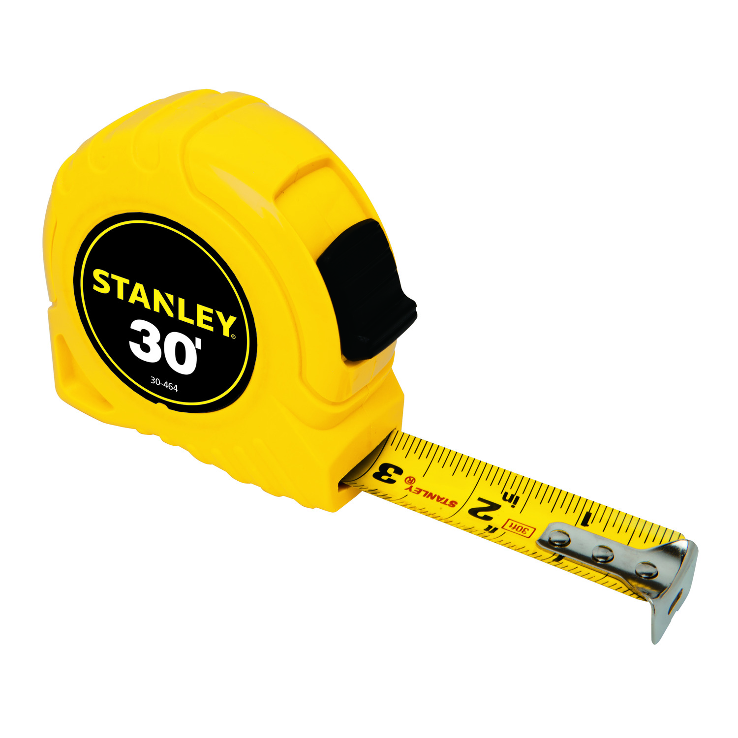 Stanley® 30-464 Tape Rule, 25 ft L x 1 in W Blade, Polymer Coated Steel Blade