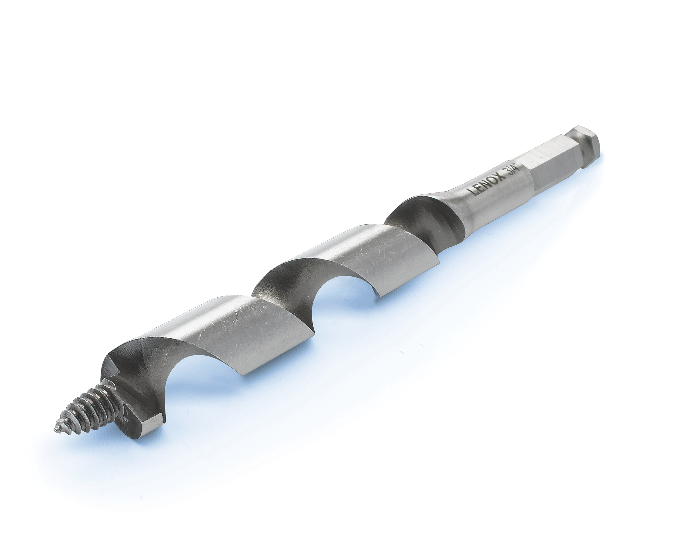 Lenox® 1455507A1016 Long Ship Auger Bit, 5/8 in Dia, 7-1/2 in OAL, 4 in L, 1/2 in Shank