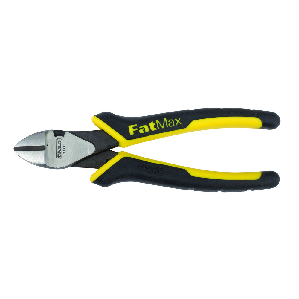 Stanley® MaxSteel™ 89-860 Diagonal Cutter Plier, 7/8 in L x 1 in W Angled Forged Carbon Steel Jaw, 6-7/8 in OAL, Flush Cut