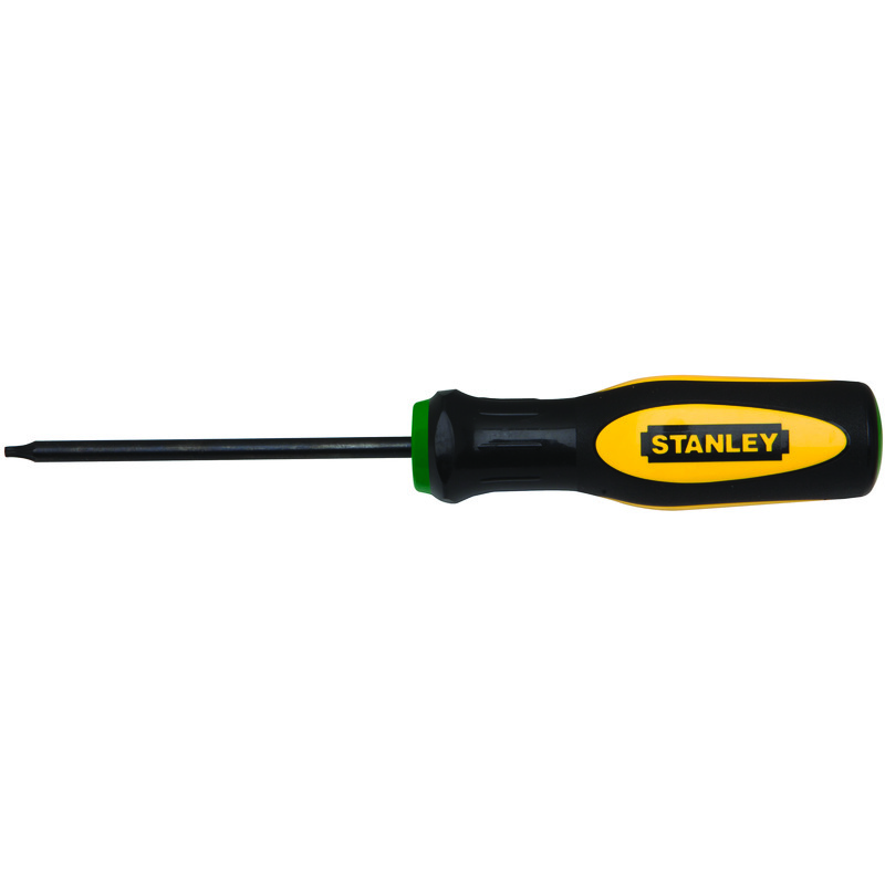 Stanley® 60-011 Standard Screwdriver, T15 Torx® Point, Alloy Steel Shank, 7-1/8 in OAL, Nickel Plated