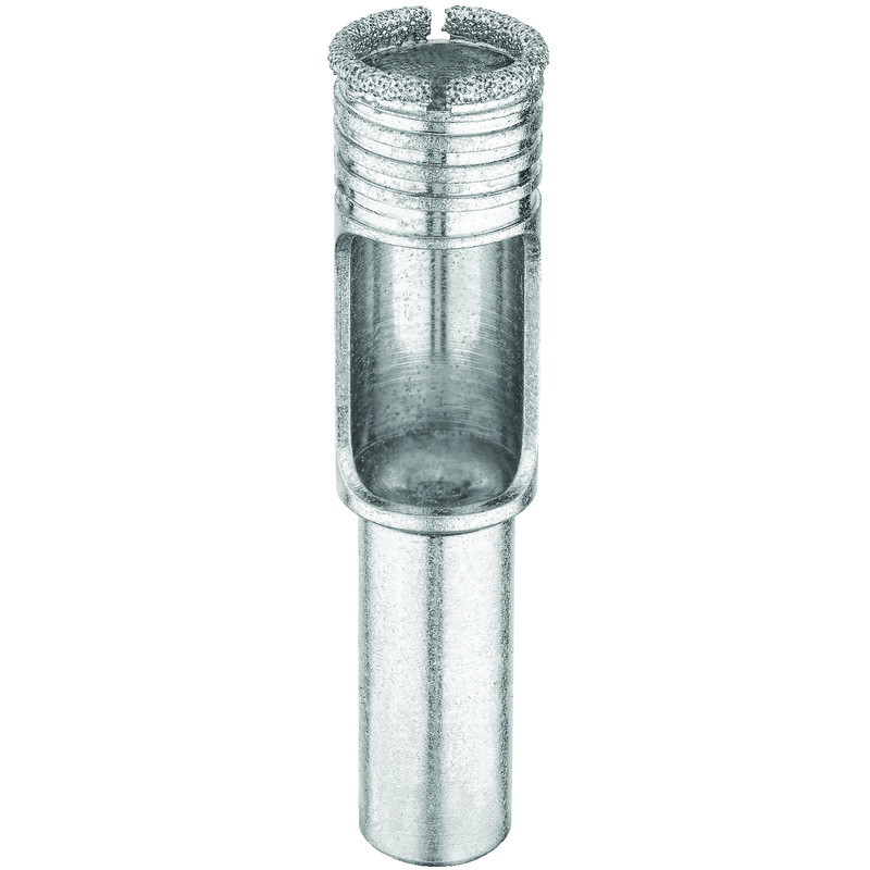 DeWALT® DW5582 Tile Drill Bit, 3/4 in Drill Bit, 3/8 in Straight Shank, 1-3/8 in D Cutting, Diamond Cutting Edge, 2-1/4 in OAL