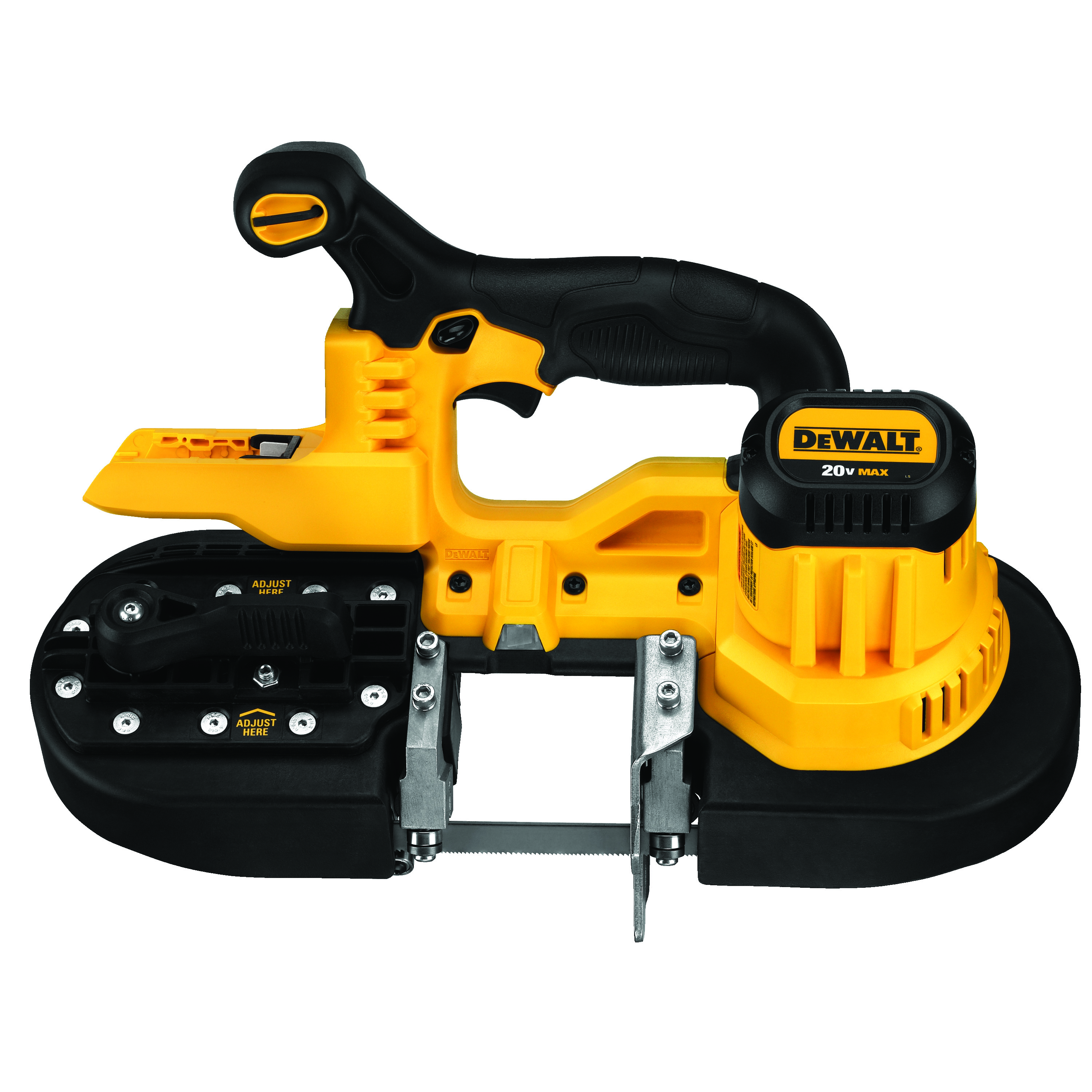 DeWALT® DCS371B Portable Cordless Band Saw, 2-1/2 in Cutting, 32-7/8 in L Blade, 20 VDC, Li-Ion Battery, Tool Only