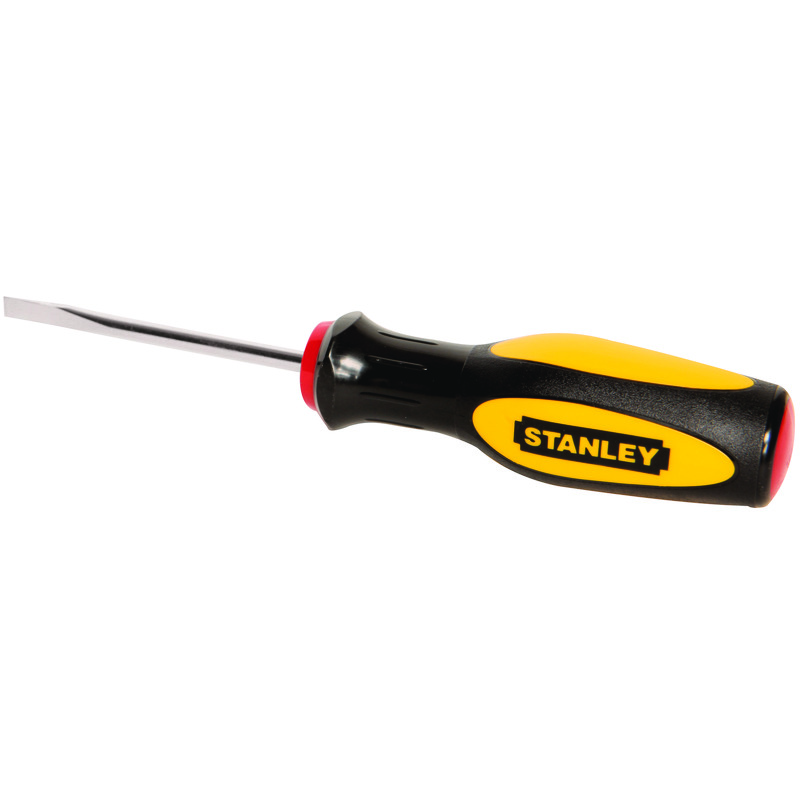 Stanley® 60-003 Standard Screwdriver, 3/16 in Cabinet/Slotted Point, Alloy Steel Shank, 6-7/8 in OAL, Nickel Plated