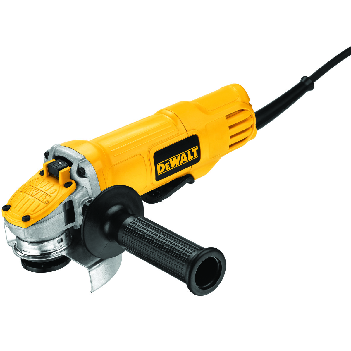 DeWALT® DWE4120N Small Angle Grinder, 4-1/2 in Dia Wheel, 5/8-11 Arbor/Shank, 120 VAC, For Wheel: Quick-Change™, Yellow, No, Non-Locking Paddle Switch