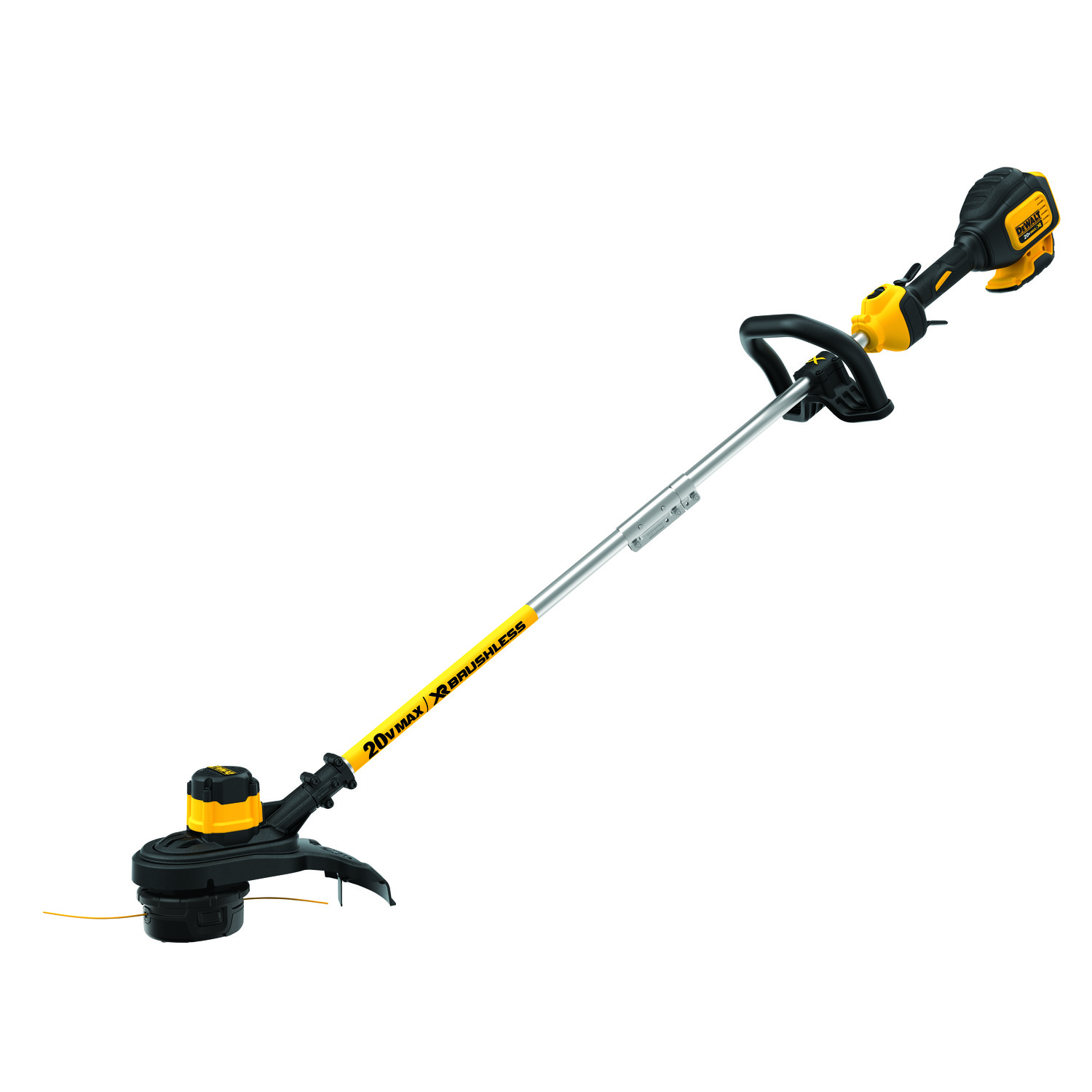 DeWALT® 20V MAX* MATRIX™ DCST920B String Trimmer, 13 in W Cutting, 54 in L Straight Shaft, 0.08 in Dia Line, Bump Feed Line Advance