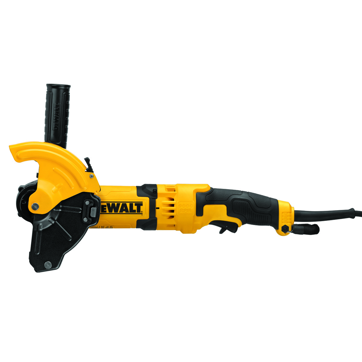 DeWALT® DWE46166N No Lock Cutoff Tool, 6 in Dia Wheel, 5/8-11 UNC Arbor/Shank, 120 VAC, Black/Yellow, Yes, Trigger Switch