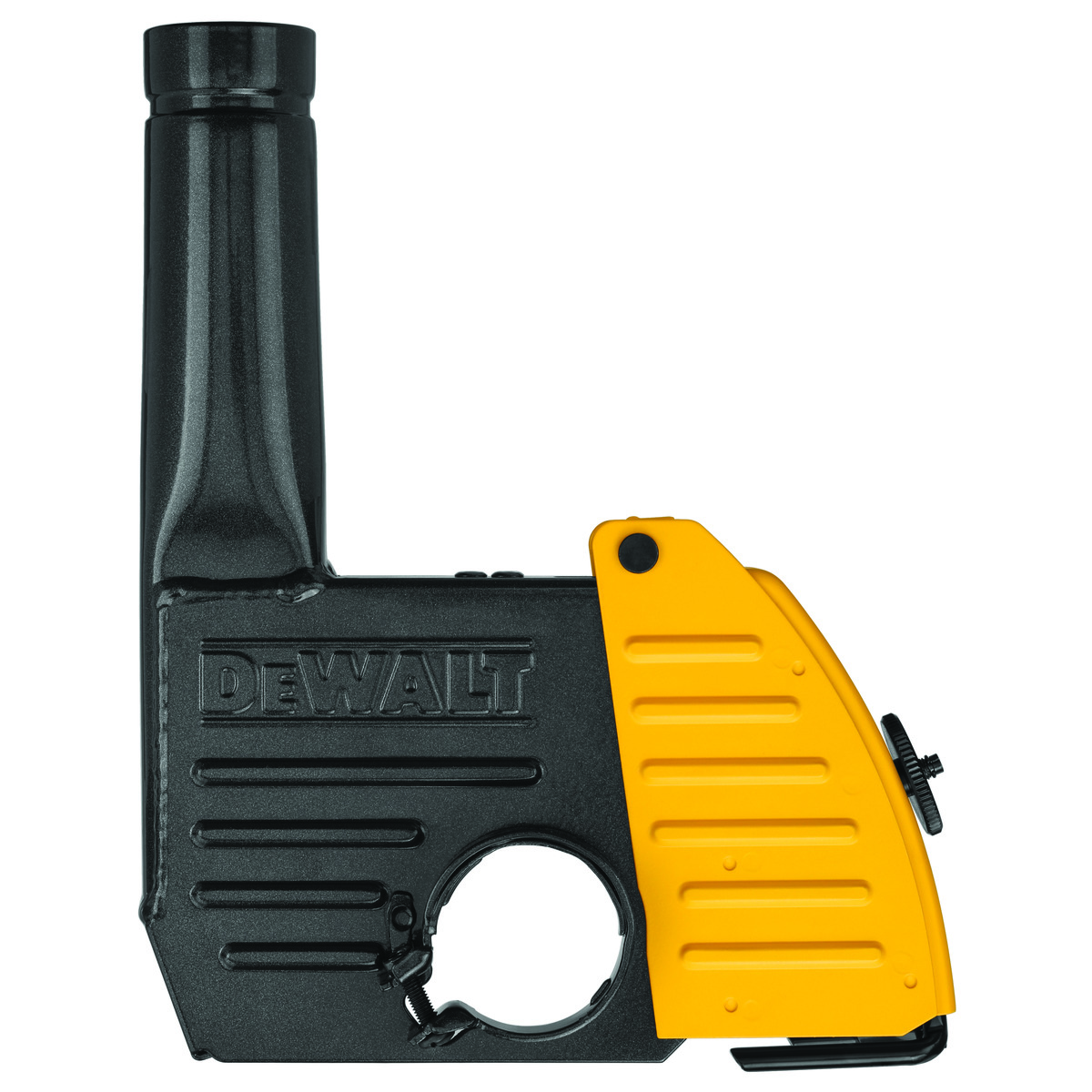 DeWALT® DWE46100 Dust Shroud, 5 in, 6 in Dia Wheel, For Use With Metalworking Grinder, Black/Yellow