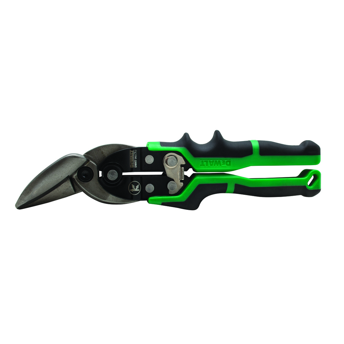 DeWALT® DWHT14678 Aviation Snip, 18 ga Cutting, 2 in L of Cut, Offset/Right Snip, Forged Chrome Vanadium Steel Blade
