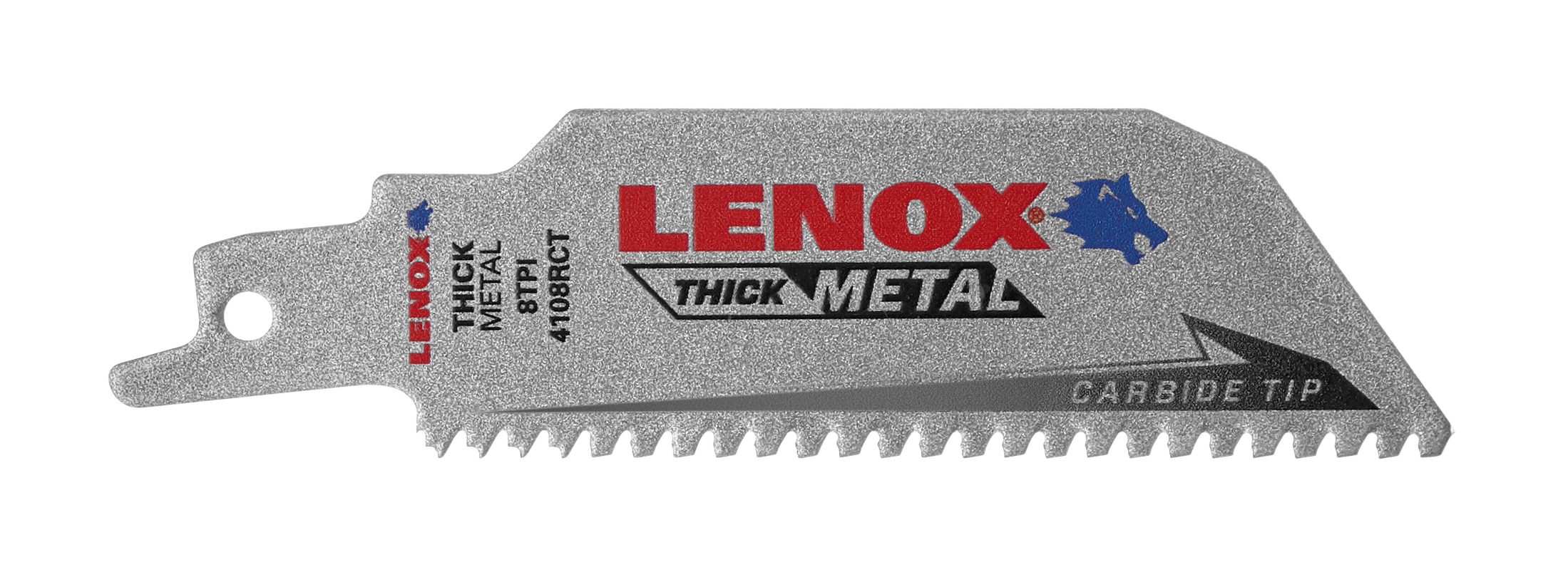 Lenox® Lazer® 2014212 Bi-Metal Reciprocating Saw Blade, 4 in L x 1 in W, 8 TPI