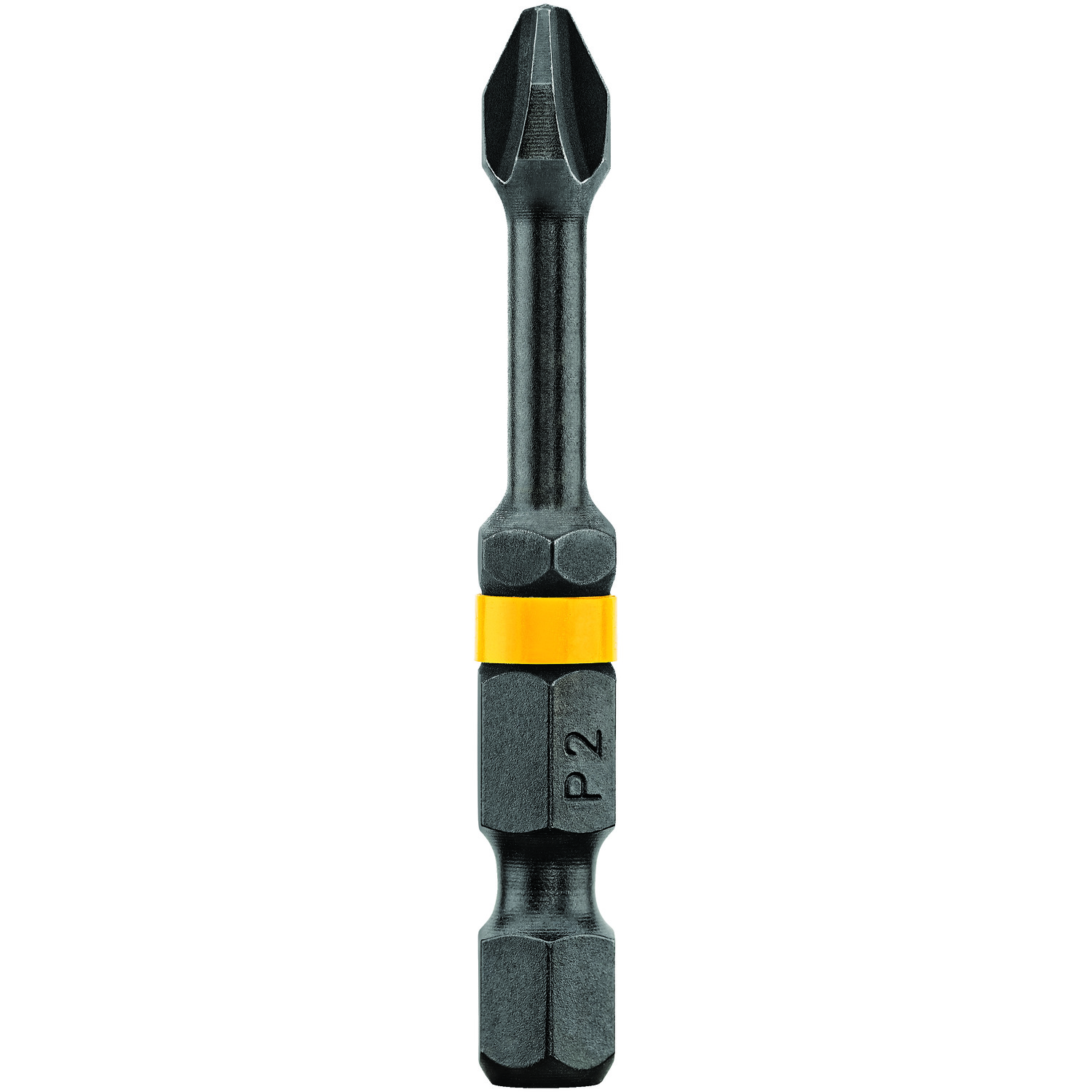 DeWALT® FlexTorq™ DWA2PH2IRB Insert Bit, #2 Phillips® Point, 1/4 in, S2 Steel