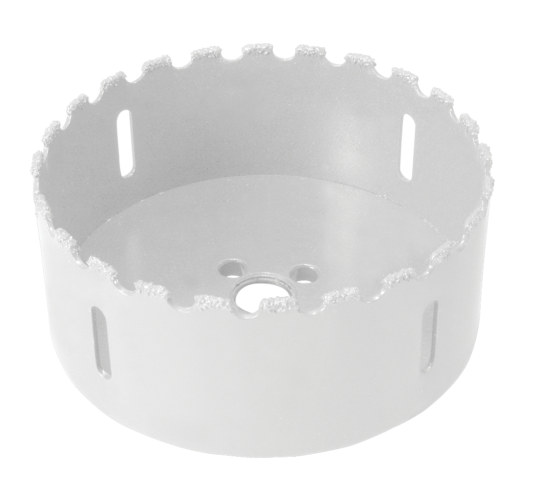 Lenox® 2996666CG Hole Saw, 4-1/8 in Dia, 1-3/4 in D Cutting, Tungsten Carbide Cutting Edge, 5/8 in Arbor