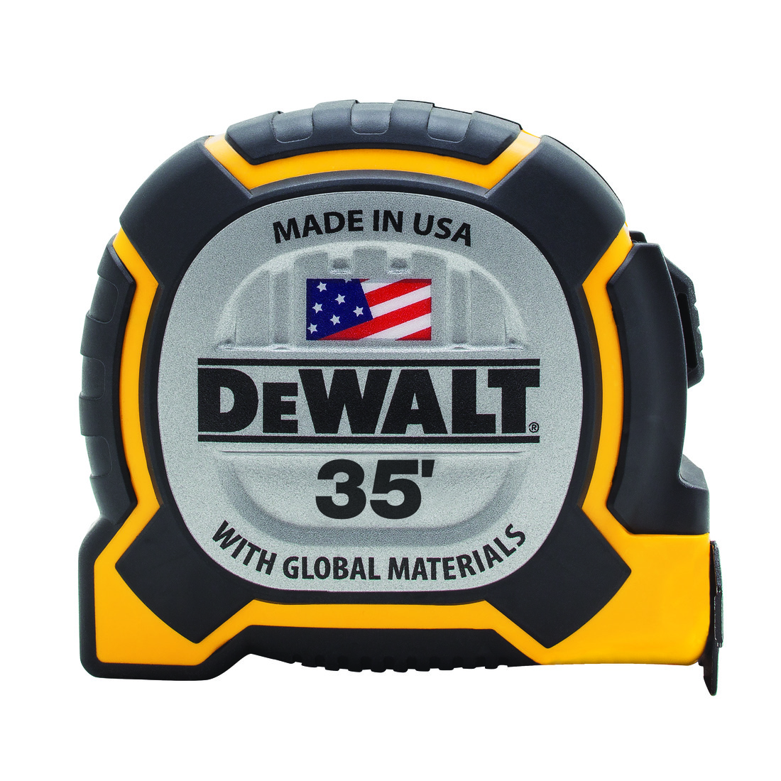 DeWALT® DWHT36235S XP™ Measuring Tape, 35 ft L x 1-1/4 in W Blade, High Carbon Steel/Yellow Thermoplastic Coated Blade, Imperial Measuring System, 1/16 in Graduation