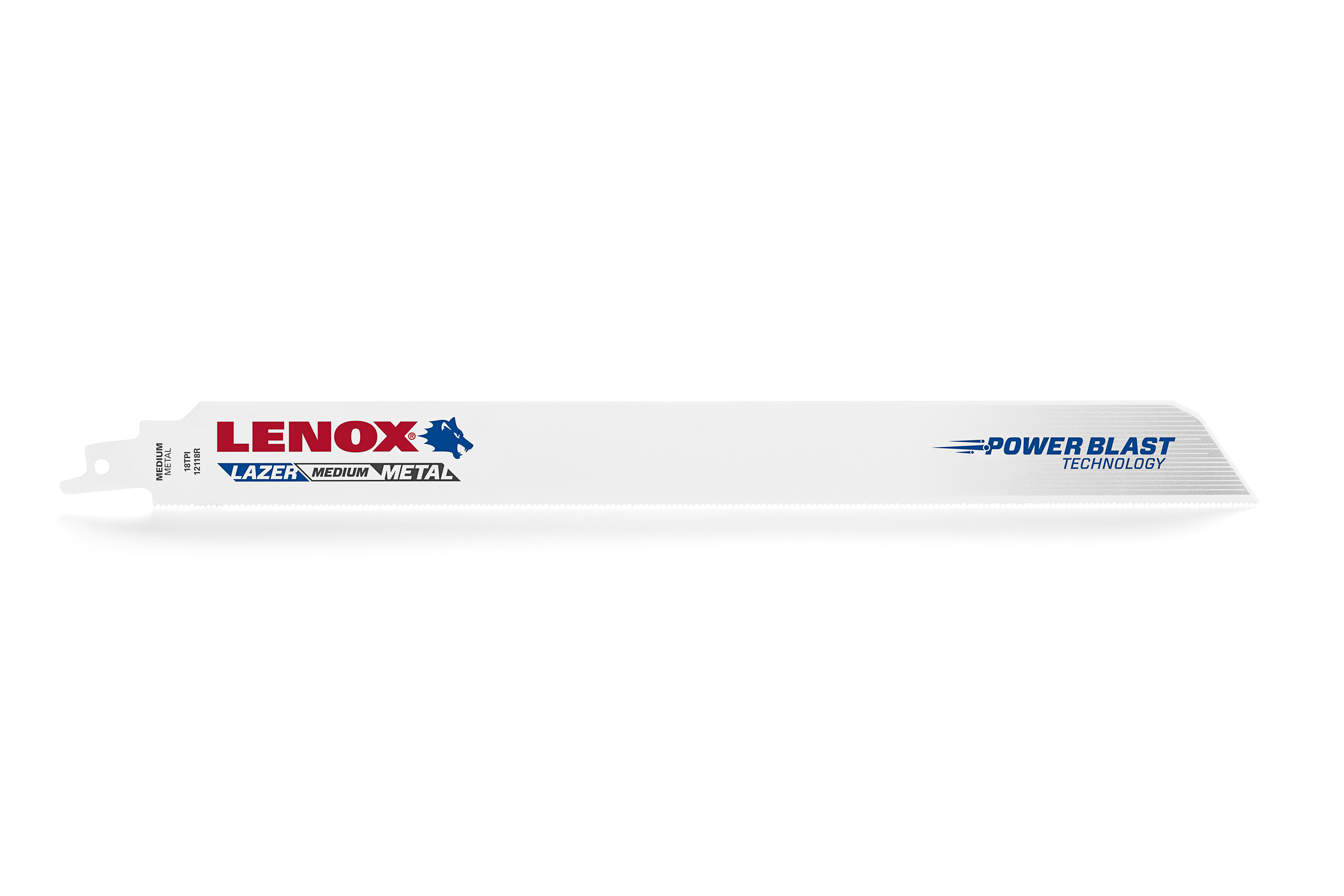 Lenox® 2019012118R Bi-Metal Reciprocating Saw Blade, 12 in L x 1 in W, 18 TPI, Bi-Metal Body