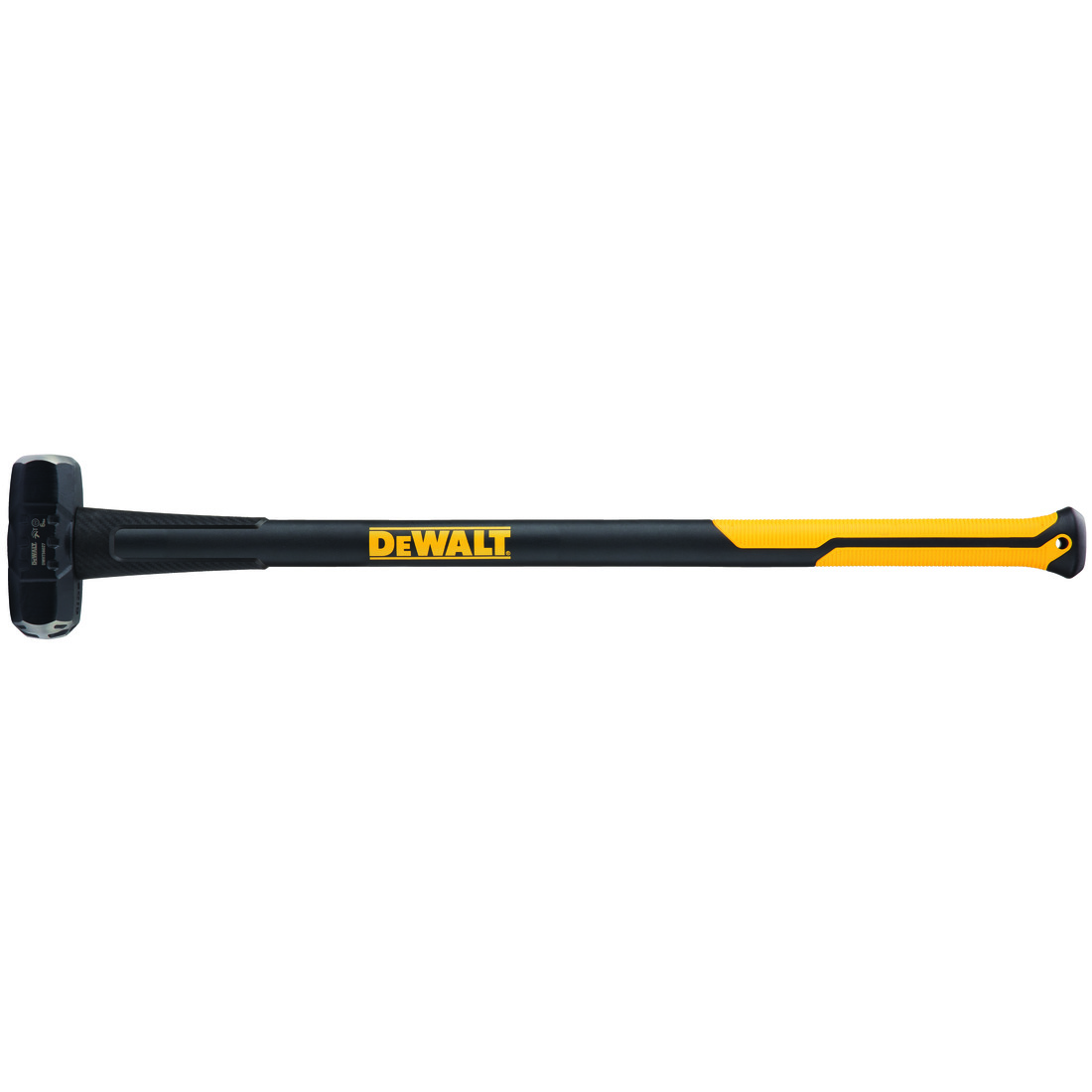DeWALT® EXOCORE™ DWHT56027 Sledge Hammer, 36 in OAL, 6 lb Steel Head, Fiberglass Handle