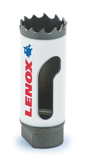 Lenox® SPEED SLOT® 3001414L Hole Saw With T2 Technology With T2 Technology, 7/8 in Dia, 1-7/8 in D Cutting, Bi-Metal Cutting Edge, 1/2 in Arbor