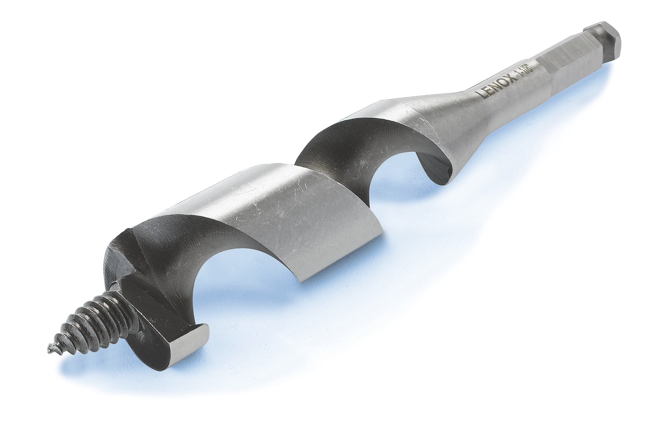 Lenox® 1456307A1816 Long Ship Auger Bit, 1-1/8 in Dia, 7-1/2 in OAL, 4 in L, 1/2 in Shank