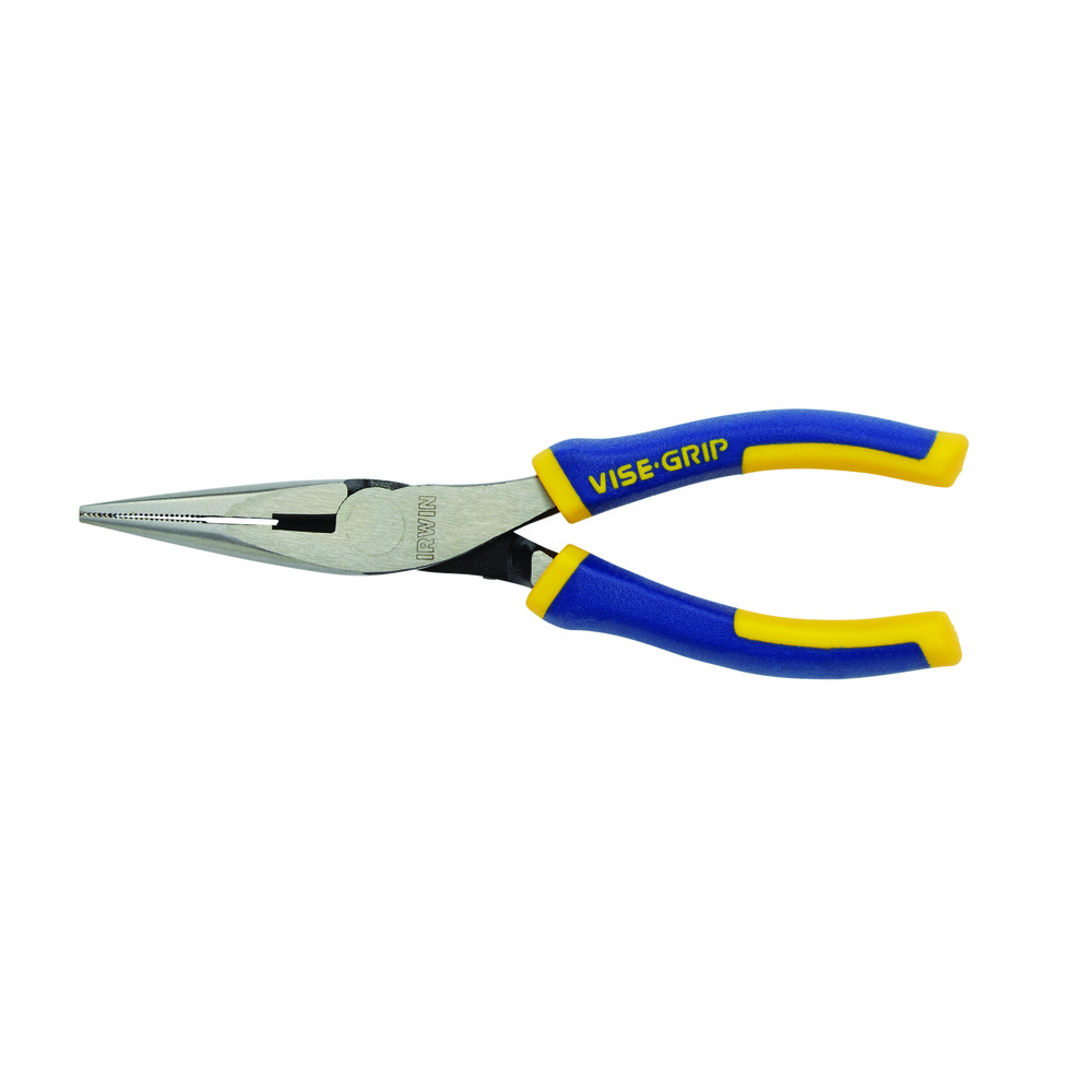 Irwin® Vise-Grip® 2078216 LN6 Long Nose Plier, Machined Nickel Chromium Steel Jaw, 1-7/8 in L x 3/4 in W Jaw