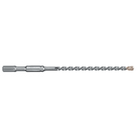 DeWALT® Guaranteed Tough® DW5729 2-Cutter Masonry Drill Bit, 1-3/8 in Drill Bit, 3/4 in Spline Shank, 11 in D Cutting, Carbide Cutting Edge, 16 in OAL
