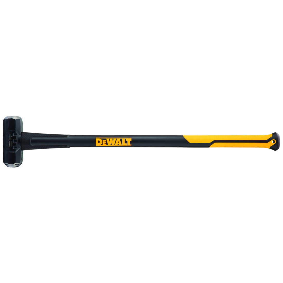 DeWALT® EXOCORE™ DWHT56028 Sledge Hammer, 36 in OAL, 8 lb Steel Head, Fiberglass Handle