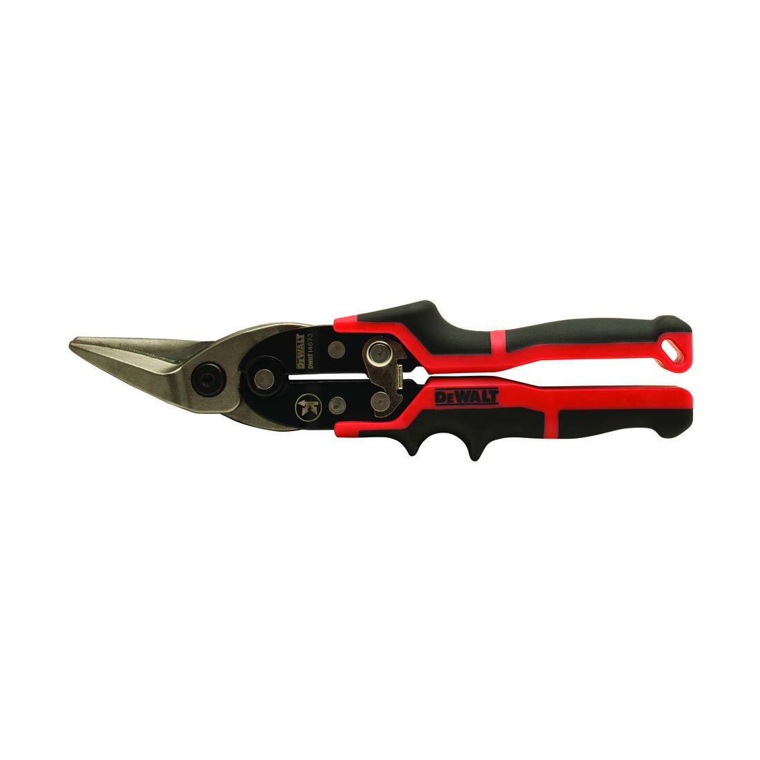 DeWALT® DWHT14673 Ergo Aviation Snip, 18 ga Cutting, 1-17/32 in L of Cut, Left Snip, Forged Chrome Vanadium Steel Blade