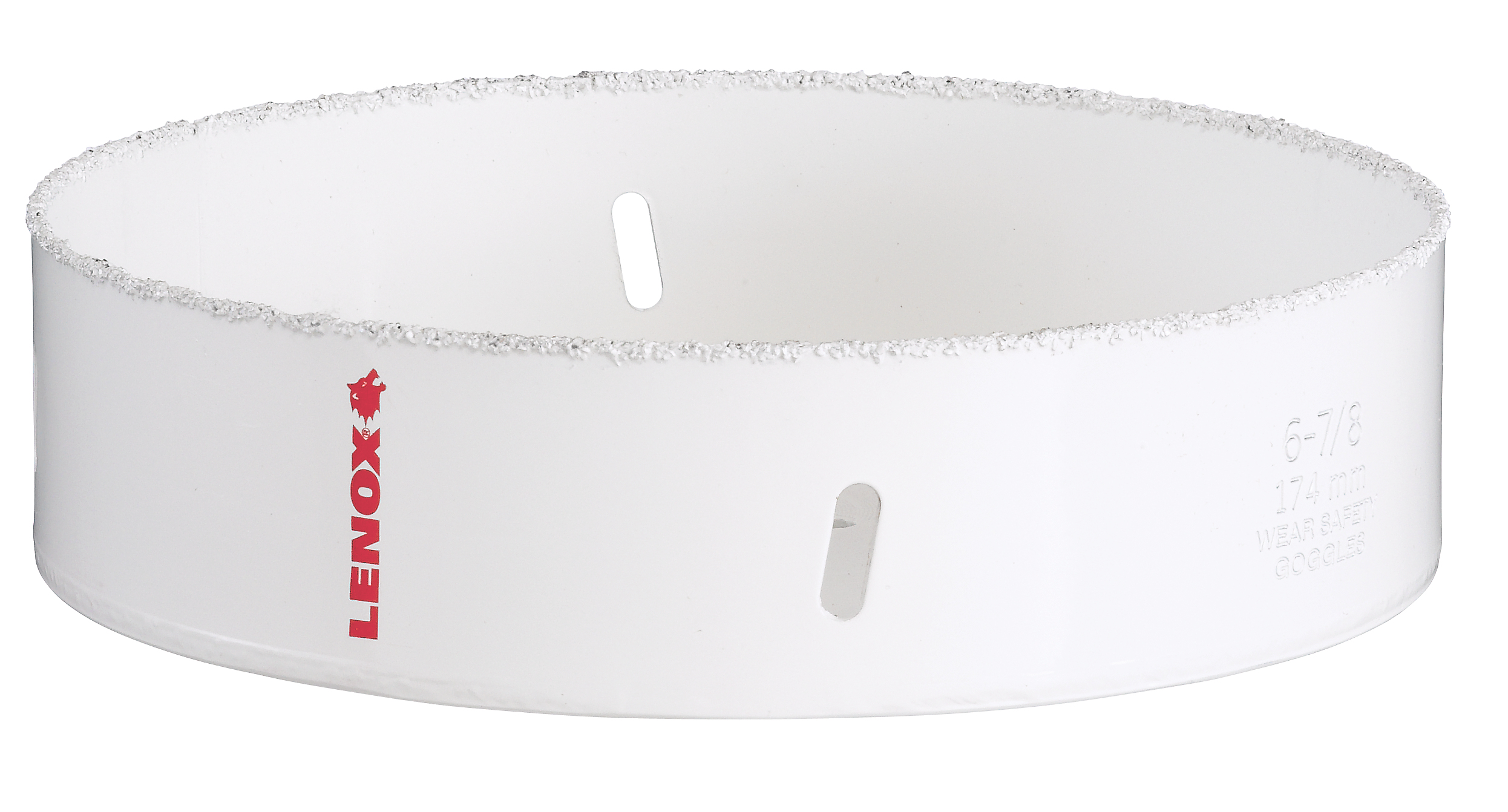 Lenox® SPEED SLOT® 30864678RL Hole Saw, 6-7/8 in Dia, 1-3/4 in D Cutting, Carbide Tipped Cutting Edge, 5/8 in Arbor