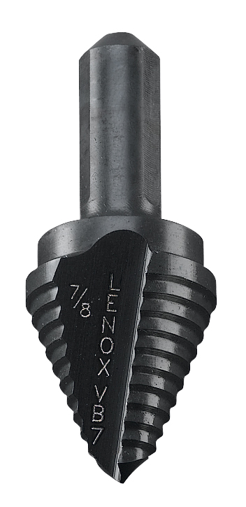 Lenox® Vari-Bit® 30887VB7 Step Drill Bit, 7/8 in Dia Min Hole, 7/8 in Dia Max Hole, 1 Step, HSS, 1 Hole Size, 3/8 in Shank