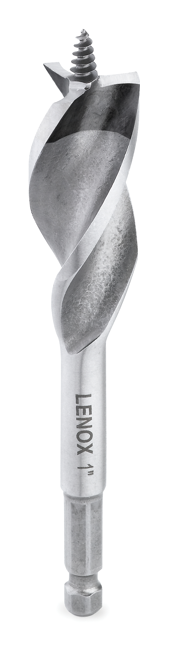 Lenox® 1095006A1616 Bi-Metal Utility Wood Drill Bit, 1 in Dia, 6 in OAL, 3/8 in Shank