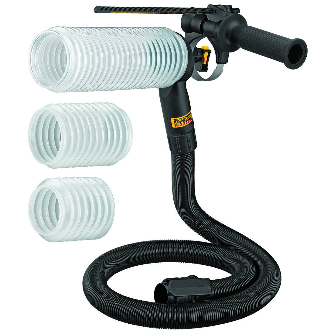 DeWALT® DWH200D Dust Extraction Tube Kit With Hose, For Use With D25416K SDS-Plus® Rotary Hammers, Cordless DeWALT® Premium Drill/Driver/Hammer Drills and DWE5010 Corded DeWALT® Percussion Hammer Drills, 2 in W Blade