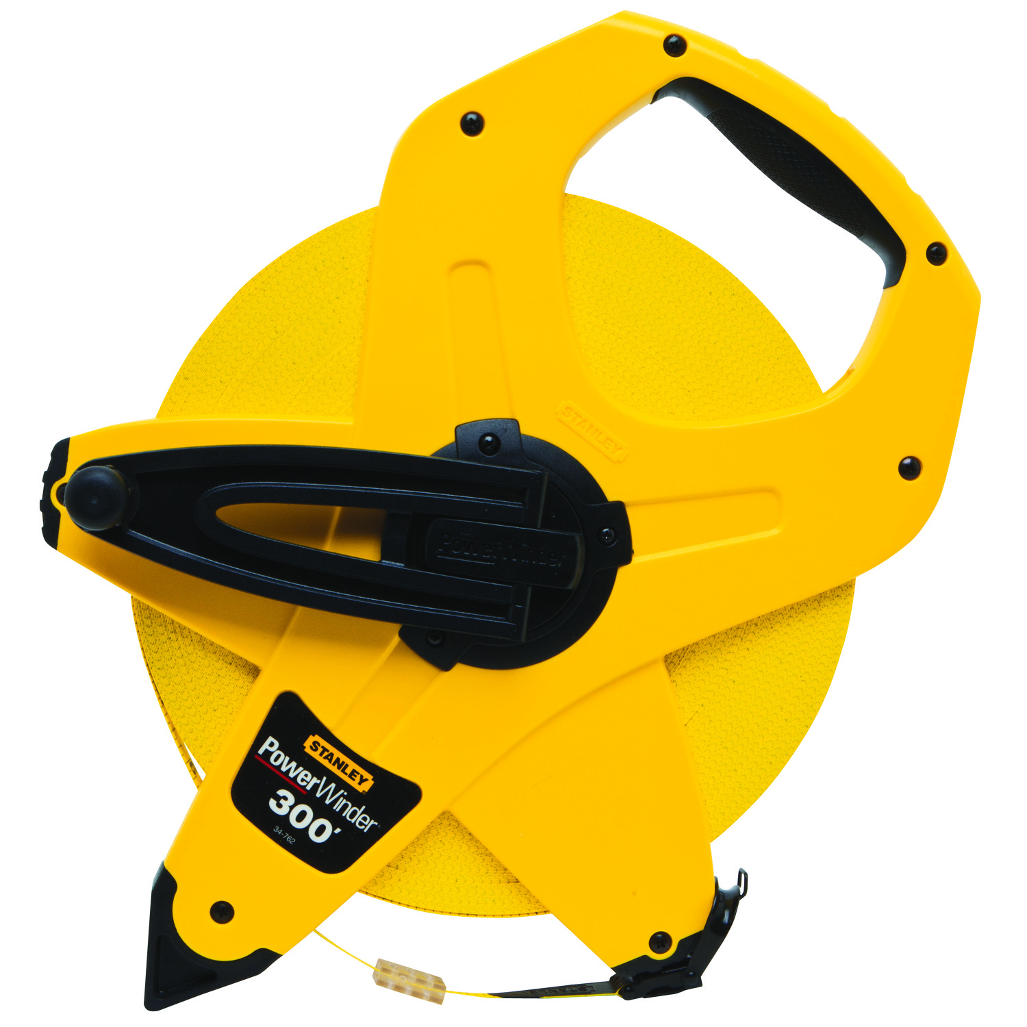 Stanley® PowerWinder™ 34-762 Long Open Reel Tape Rule, 300 ft L x 1/2 in W Blade, Polymer Coated Fiberglass Blade