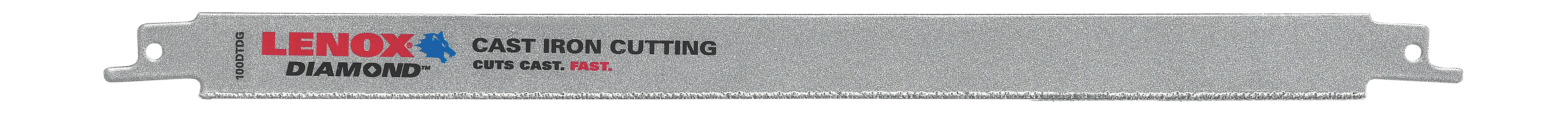 Lenox® Diamond™ 1766356 Bi-Metal Reciprocating Saw Blade, 11 in L x 3/4 in W, Double Tang