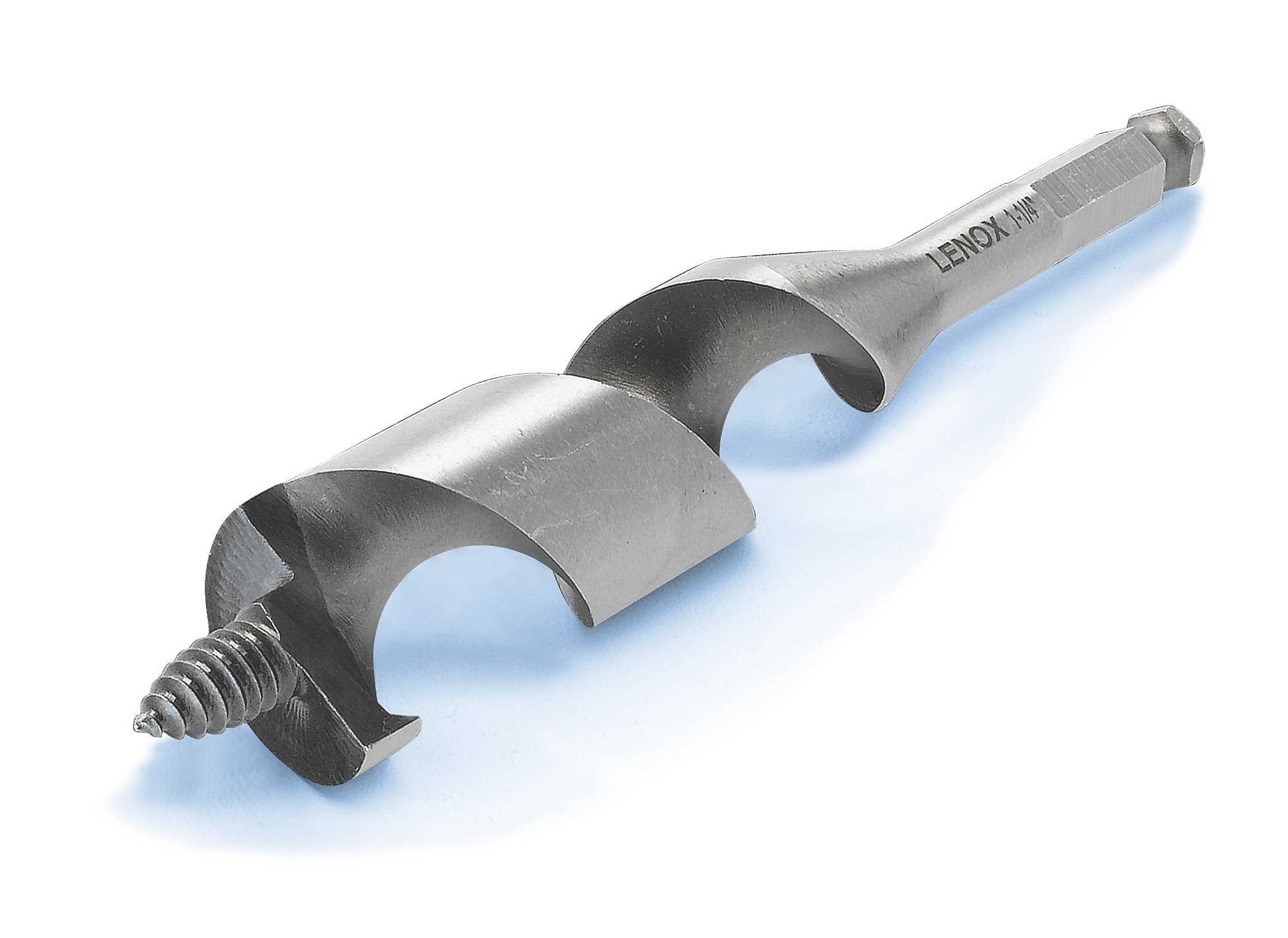 Lenox® 1456407A2016 Long Ship Auger Bit, 1-1/4 in Dia, 7-1/2 in OAL, 4 in L, 1/2 in Shank