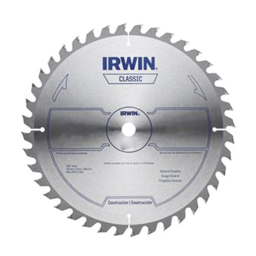 Irwin® 15270 General Purpose Circular Saw Blade, 10 in Dia x 0.06 in THK, 5/8 in Arbor, 40 Teeth