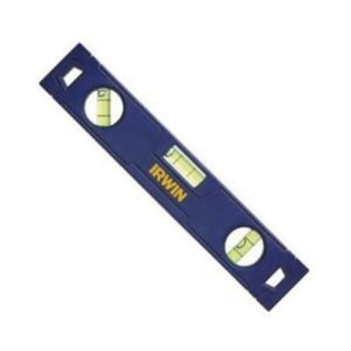 Irwin® 1794159 50 Series Magnetic Standard Torpedo Level With 12 Counter Display, 9 in L, 3 Vials, ABS, (1) Level/(1) 45 deg/(1) Plumb Vial Position, 0.029 deg Accuracy
